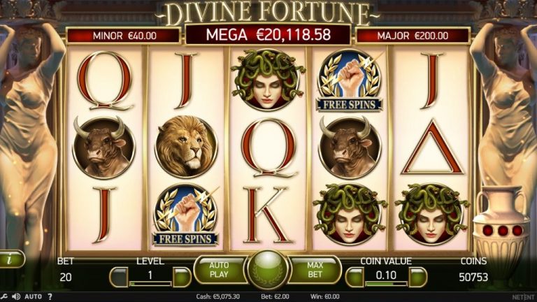 mohegan sun nj online casino divine fortune