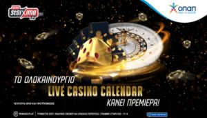 pamestoixima live casino calendar